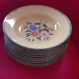 6 assiettes creuses Lonchamp France