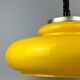 60s 70s ceiling lamp hanging lamp plastic chrome metal space age design