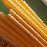 70's georgia jacob lamp, gold leaves