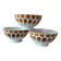 Set of 3 beautiful vintage Digoin bowls.
