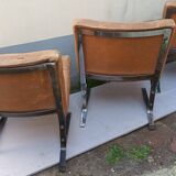 Three armchairs by Olivier Mourgue from the 50s/60s