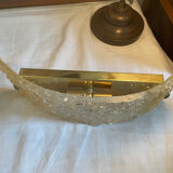 Pair of worked glass sconces