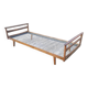 Lit 1 place, daybed scandinave en teck pied compas 1960