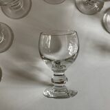 Set de 8 verres ballon 19e