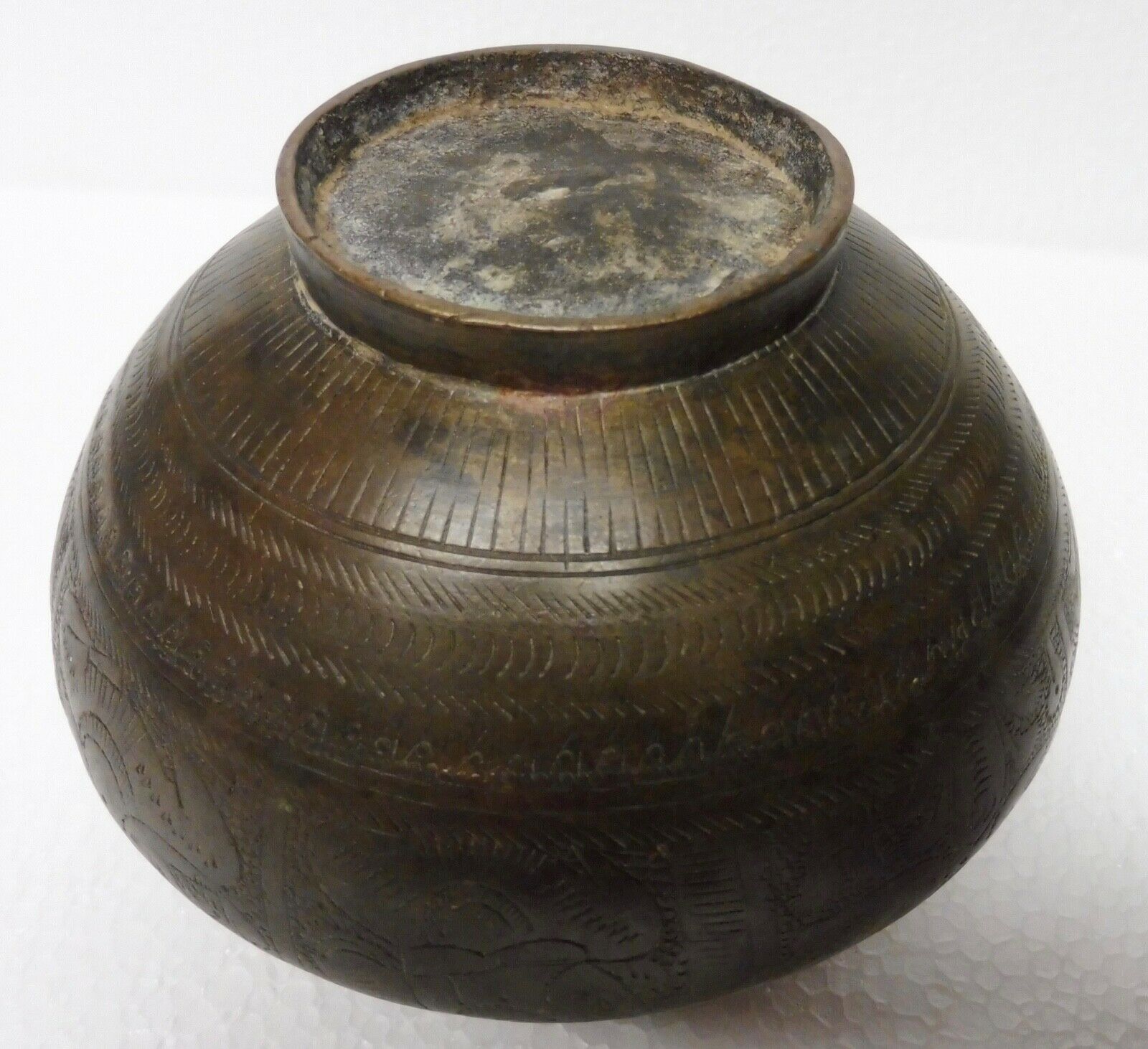 Ancien vase bronze chine xixème siècle