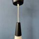 Mid-century long opaline glass pendant light
