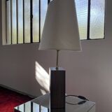1950s wooden table lamp