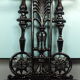 Ancient cast iron umbrella holder
