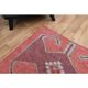 1970s Turkish Oushak Handmade Wool Cotton Pink Area Rug 103x335
