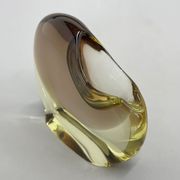 Set of Art Glass Bowl and Ashtray by designer Josef Cvrček, 1960's