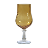 Italian photophore vase in blown glass