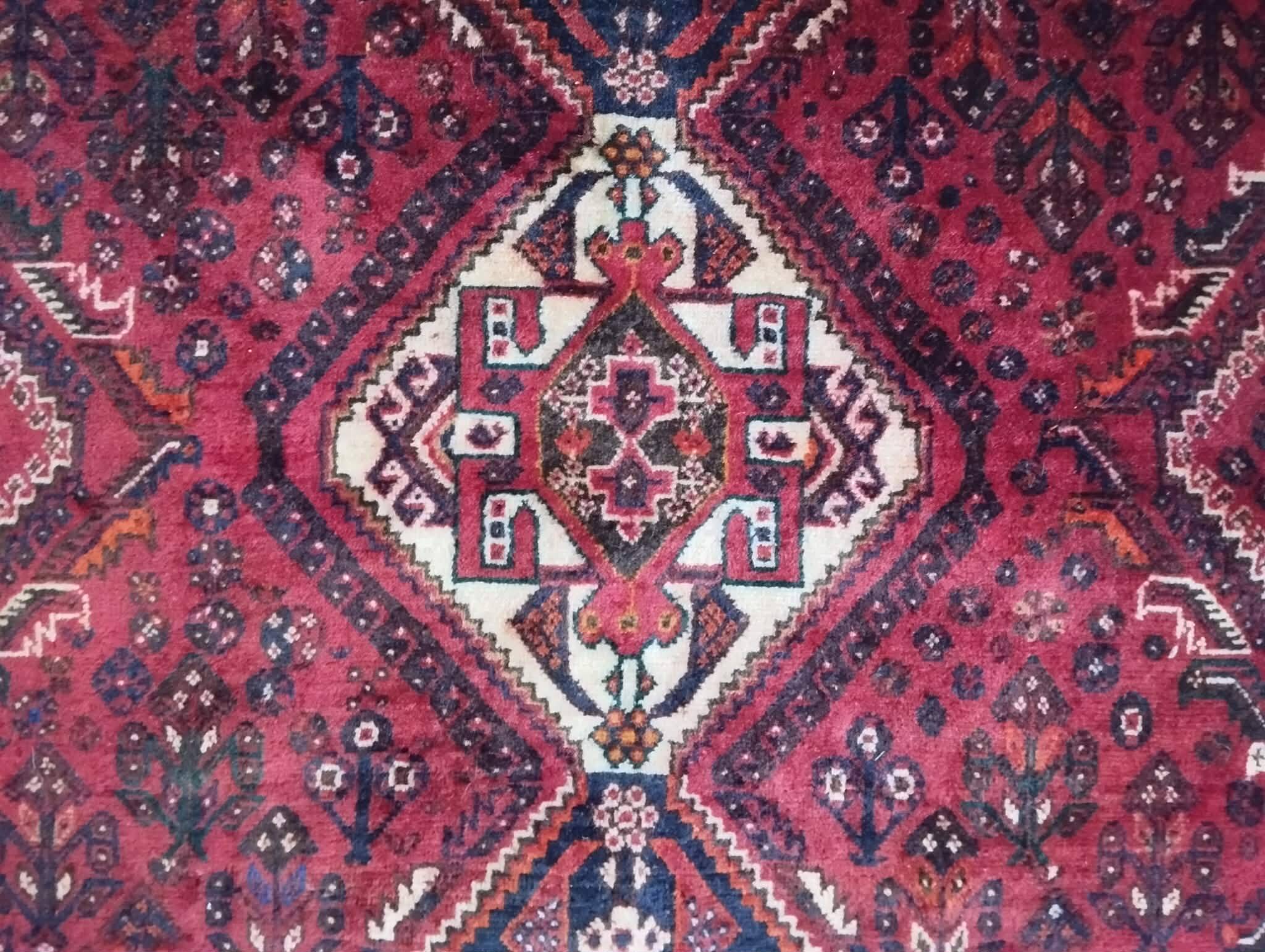 Persian Qashqai carpet handwoven 257x172cm