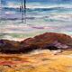 Sea landscape painting