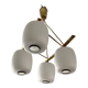 Suspension opalines années 50