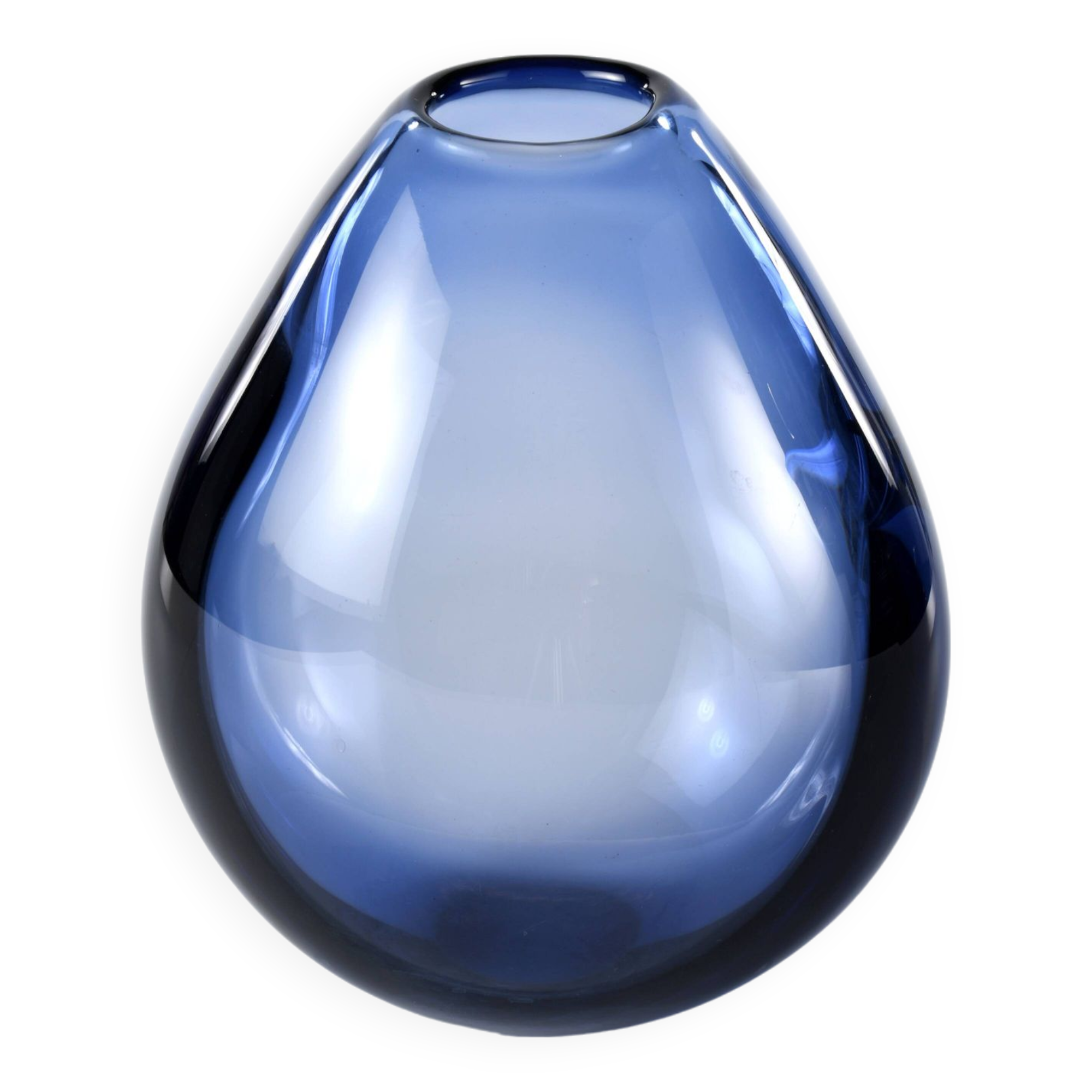 Glass vase by Per Lutken for Holmegaard