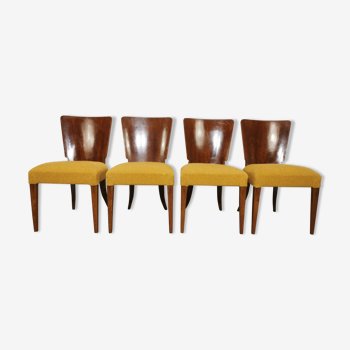 Art Deco Style Dining Chairs by Jindrich Halabala