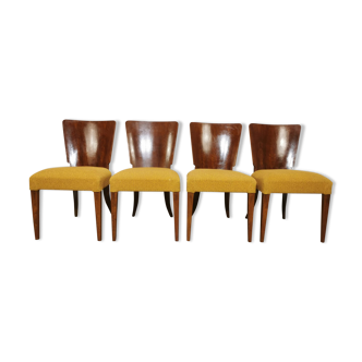 Art Deco Style Dining Chairs by Jindrich Halabala