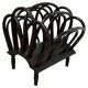 Porte-revue en hêtre teinté en bois cintré de Thonet, Autriche, années 1900.