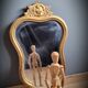 Miroir doré 54x34