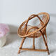 Child rattan basket armchair