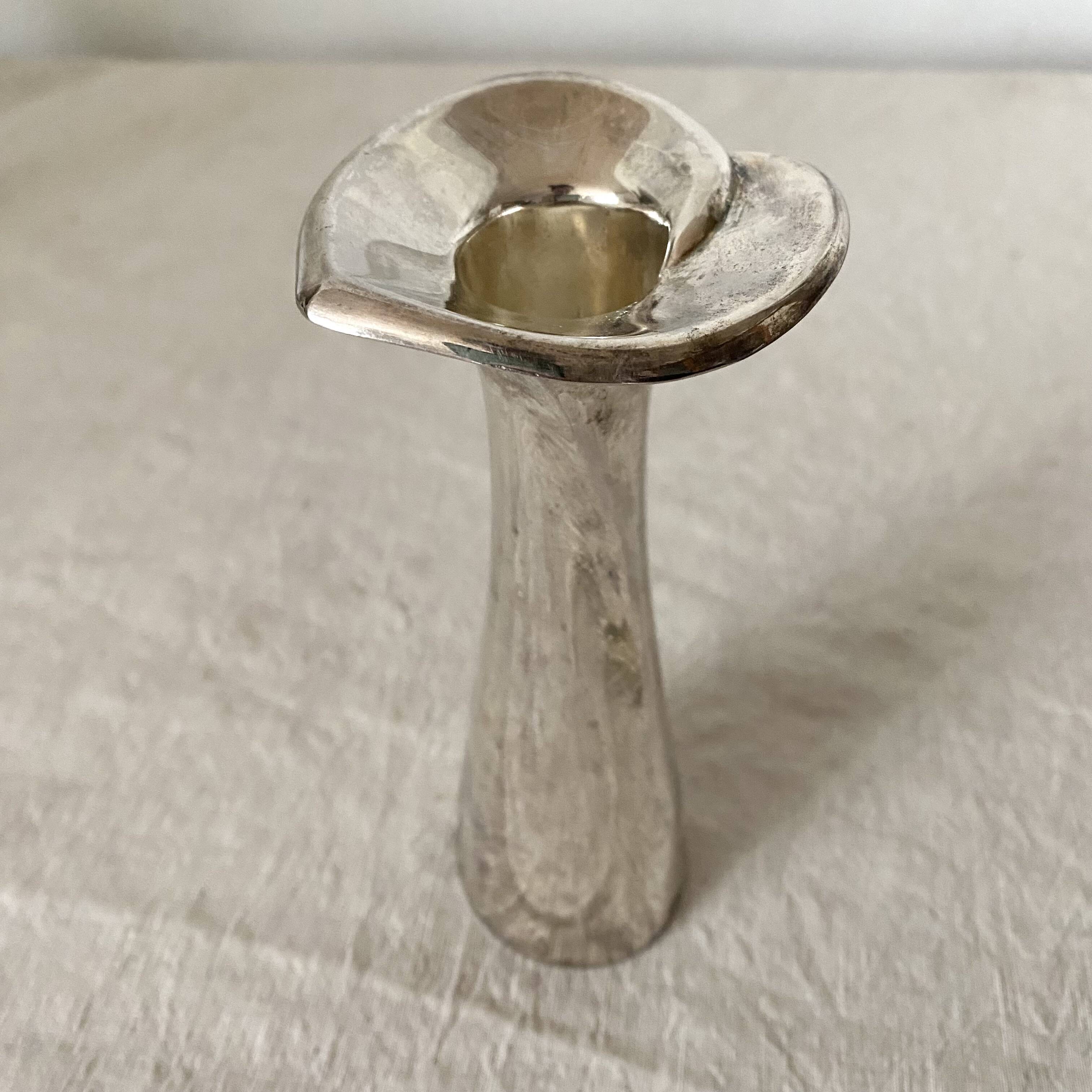 Candle holder or soliflore vase heart 80s