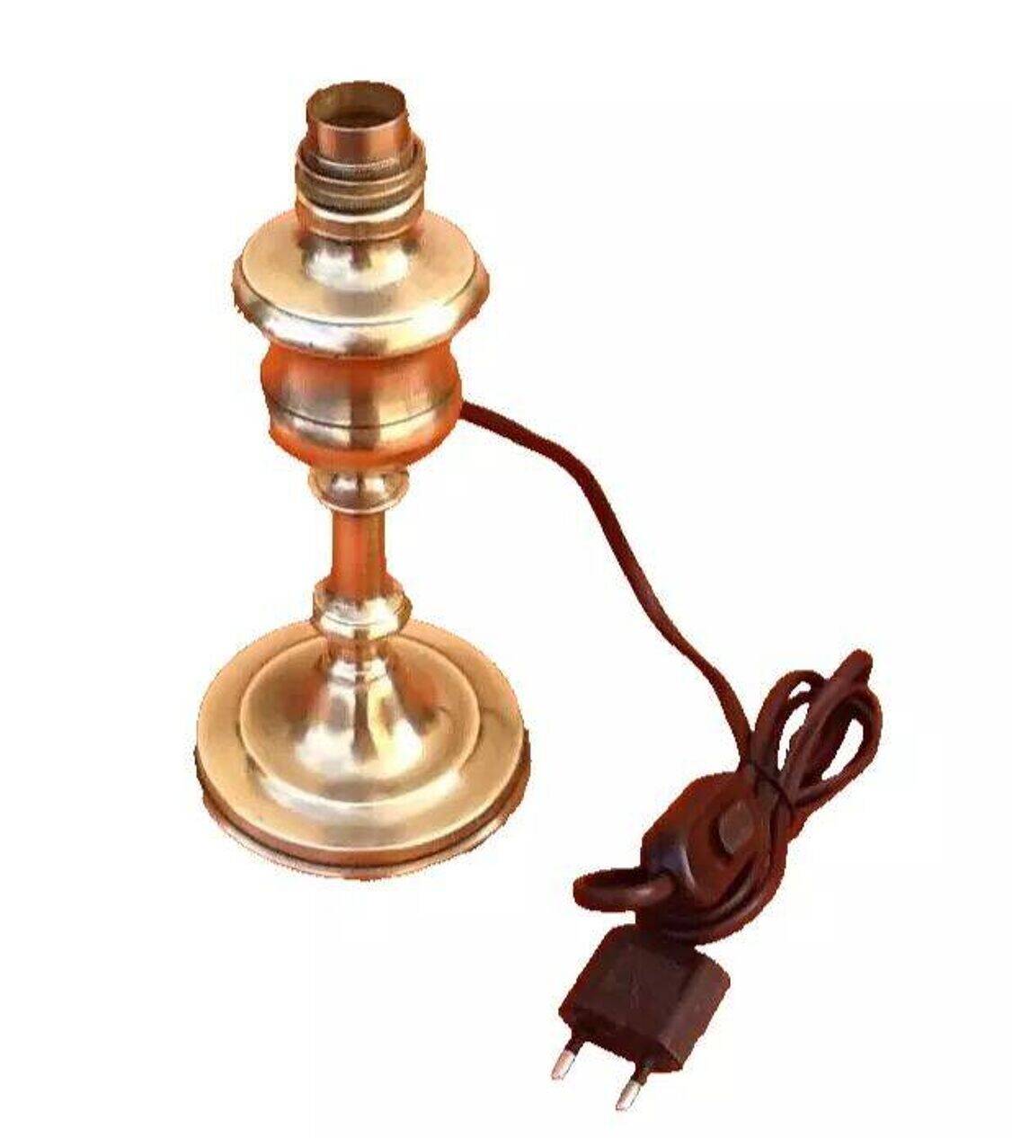 Antique gilt bronze lamp base