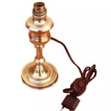 Antique gilt bronze lamp base