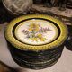 Decorative plate old collection henriot quimper france.decor .les genêts.signed.diameter 25 cm