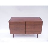 Small Scandinavian Danish sideboard, vintage Rio rosewood