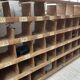 Meuble de métier pin à cases XL 250cm