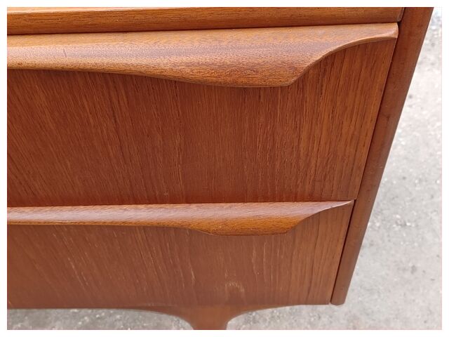Secrétaire scandinave en teck années 60