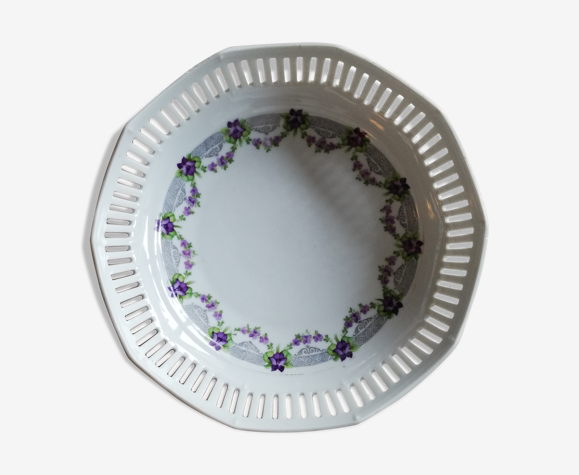 Plat corbeille fleurs