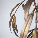 Gilded Metal Planter with Leaves Att. Hans Kögl , Germany, 1970s