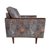 Mid Century Geometric Armchairs with Ethnic Pattern, Europe, 1970s