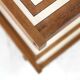 Cart bar teak with pattern maze 1960 s