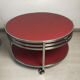 Round coffee table design 70s