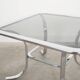 Glass coffee table, Danish design, 1970s, production: Denmark