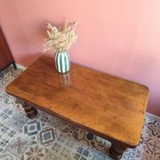 Solid wood coffee table