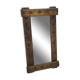 Vintage brutalist mirror 1980