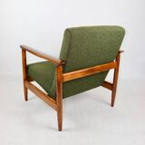 GFM-142 Chair in Olive Bouclé attributed to Edmund Homa, 1970s