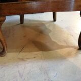 Duo of English armchairs Chippendale style