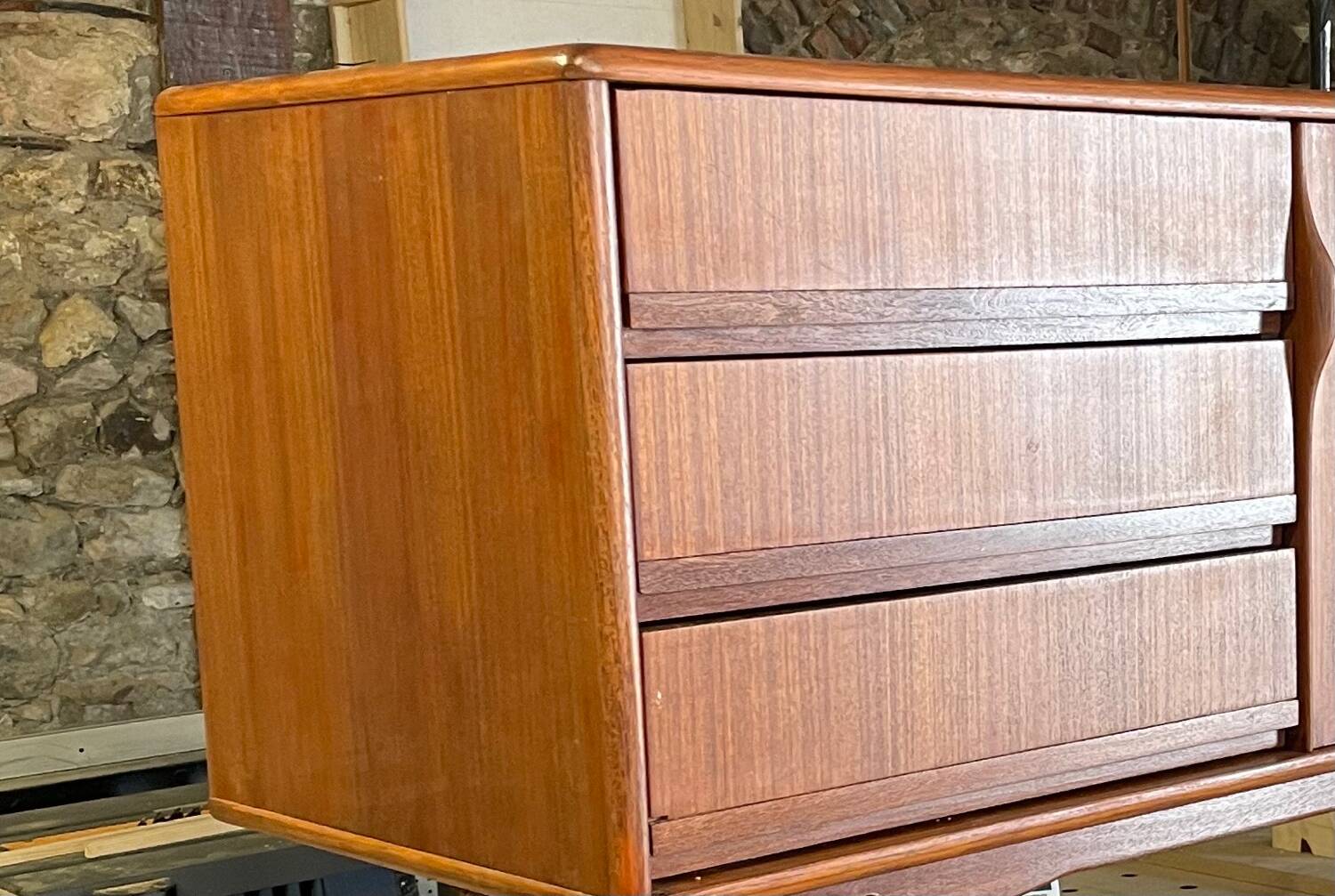 Vintage Scandinavian teak sideboard