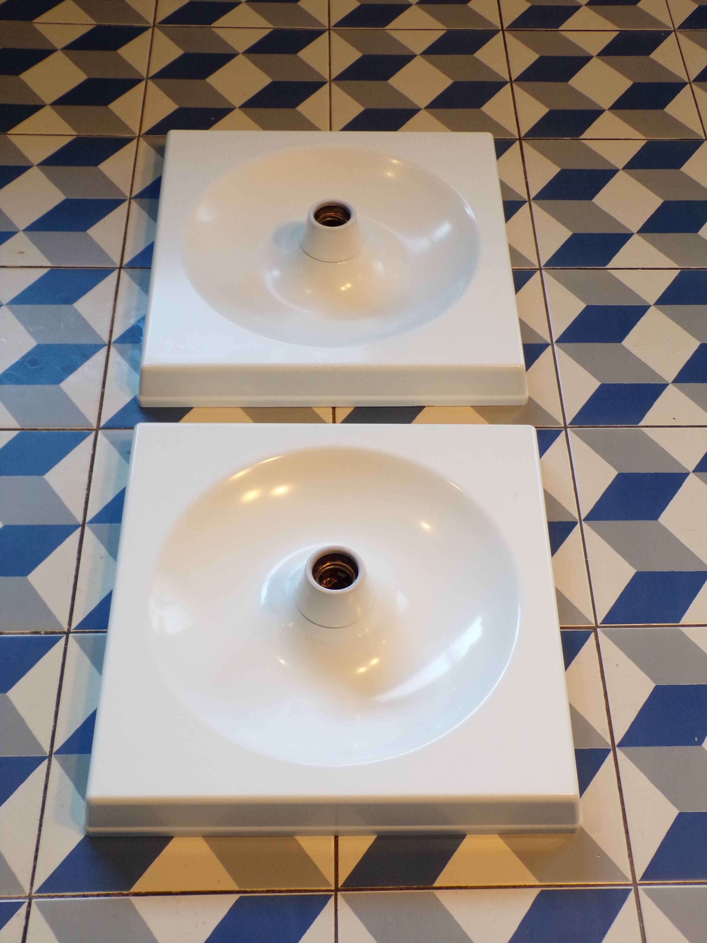 Pair of Quadro wall lights by Schönbuch