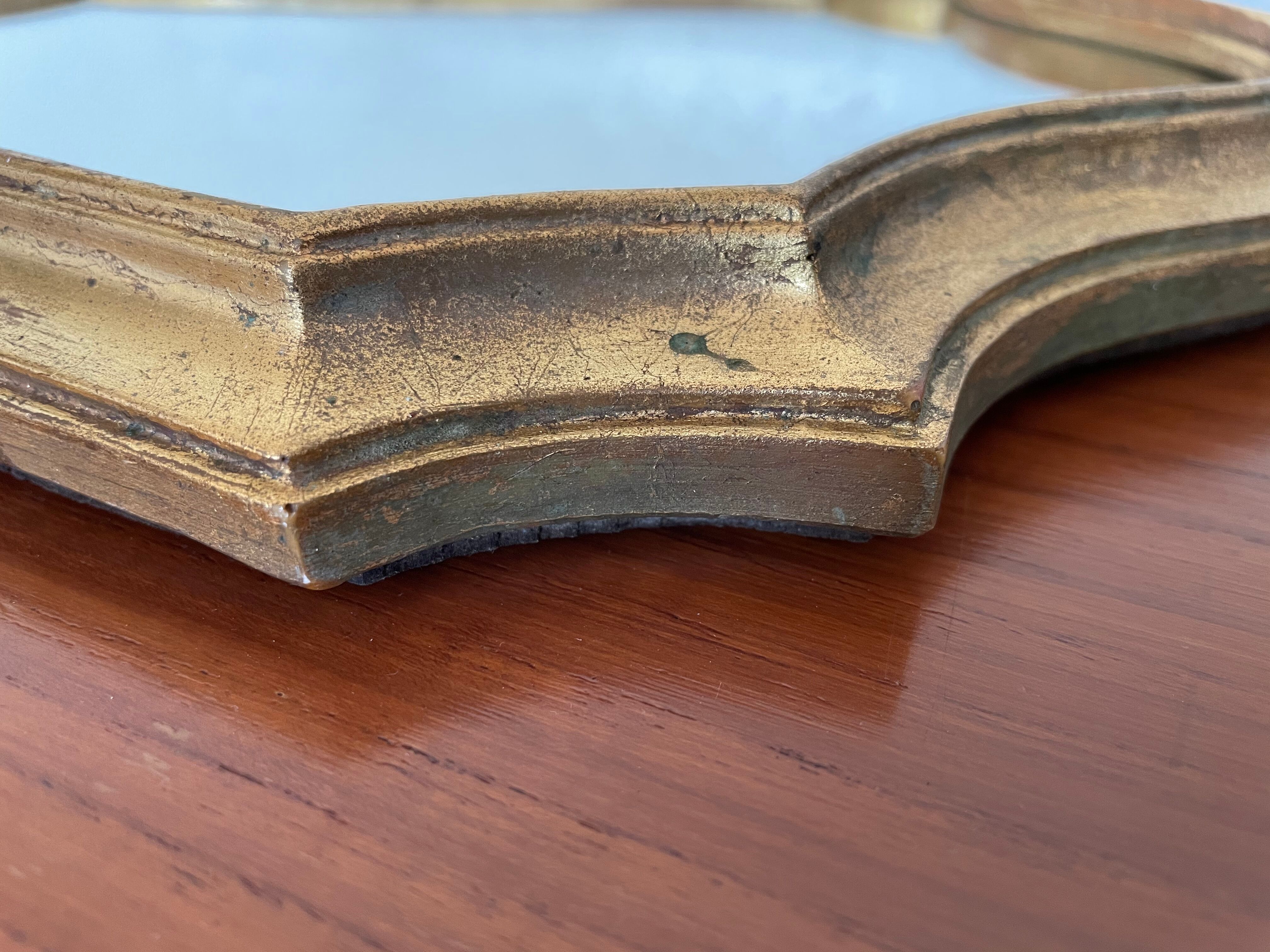 Vintage gold mirror 42 x 30