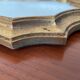 Miroir doré vintage 42 x 30