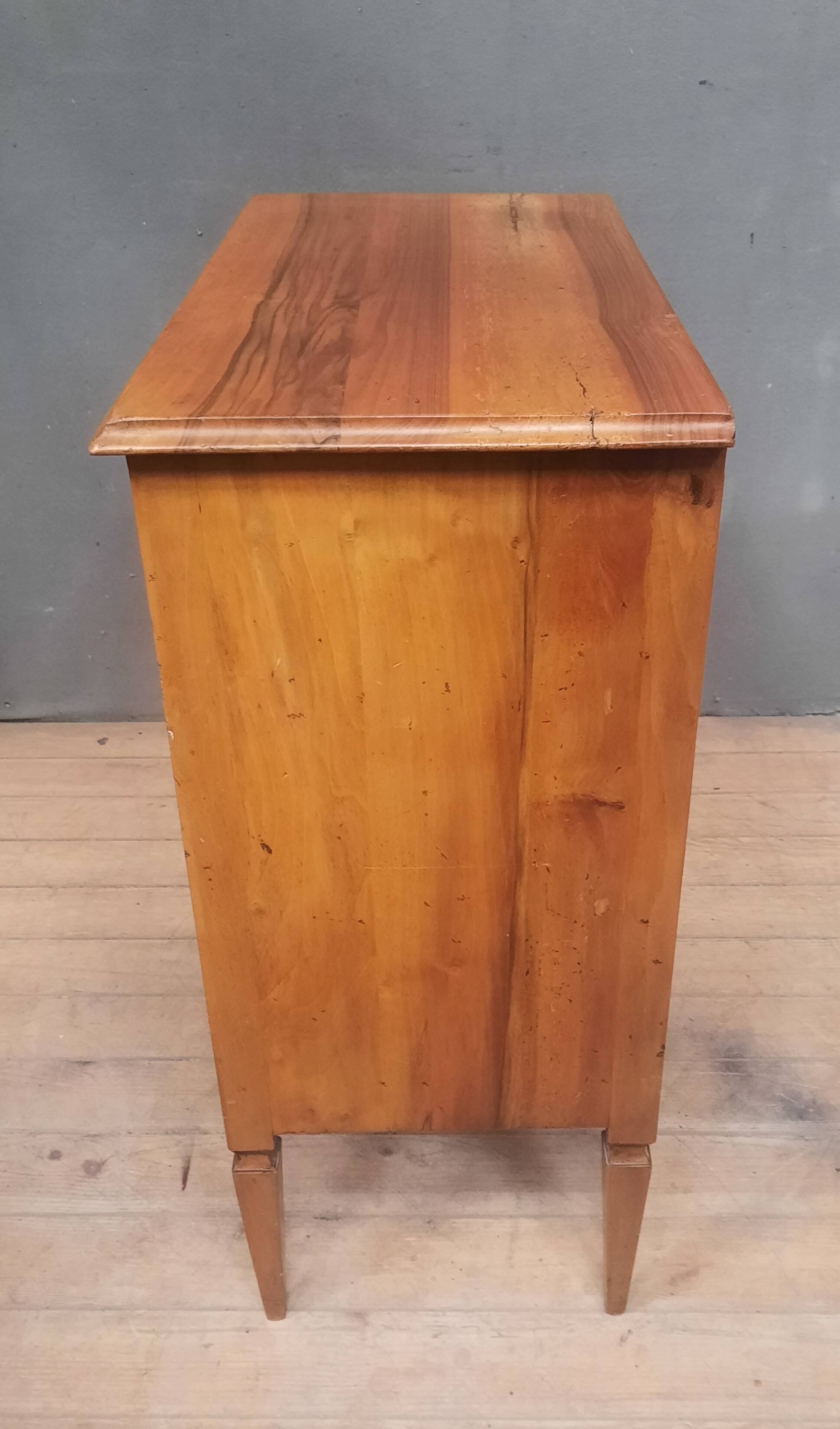 Commode scribane italienne en bois massif