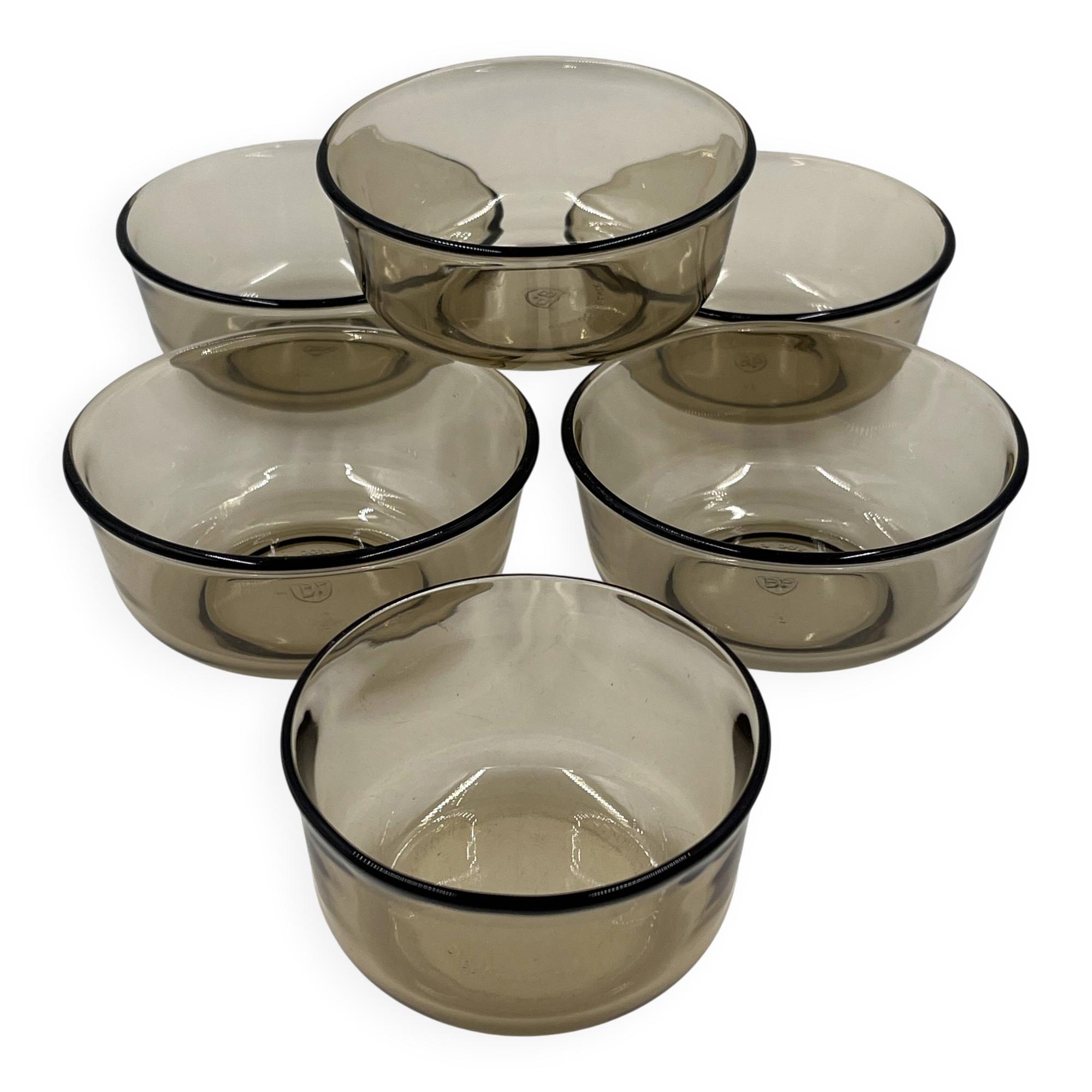 Set of 6 BP Arcoroc ramekins