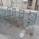 Deux fauteuils et deux chaises de jardin en fer forgé 20 eme