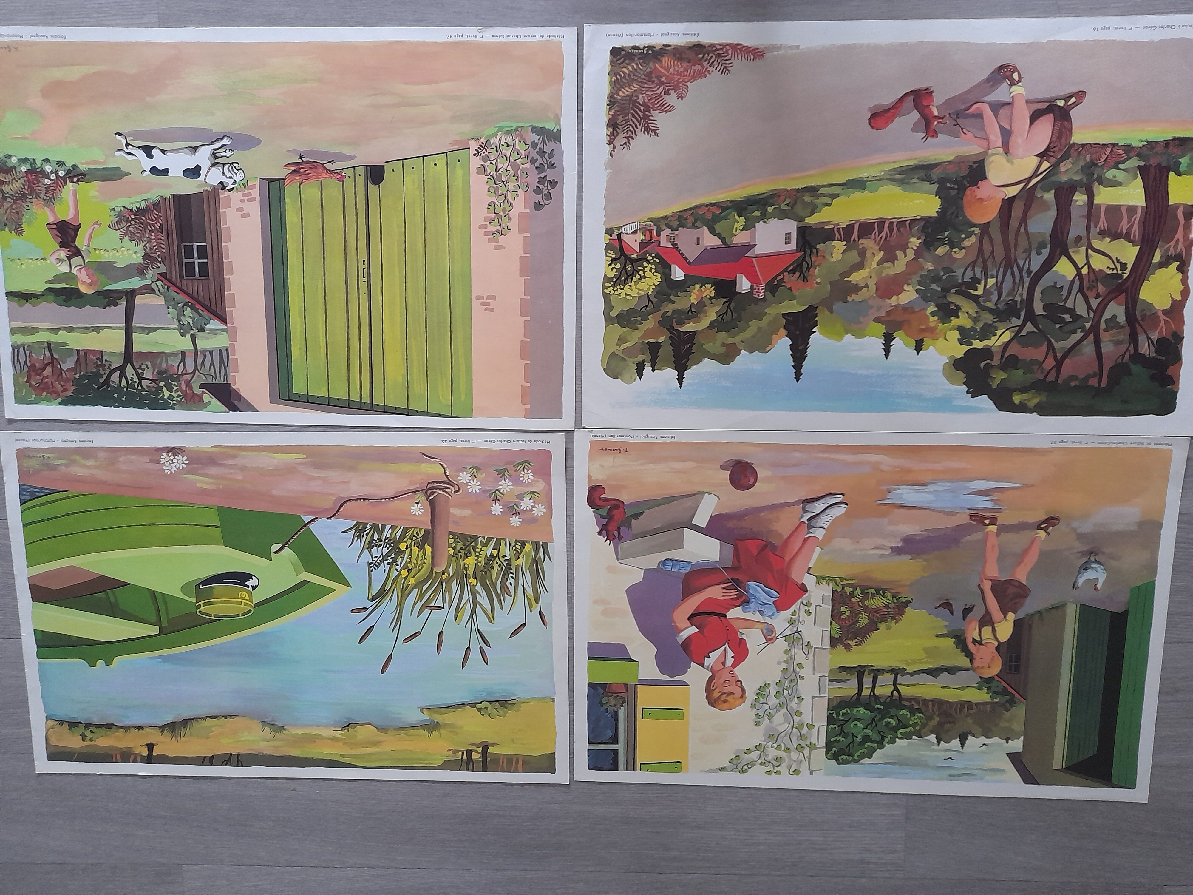 Rossignol frame set and 12 posters