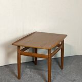 Danish teak coffee table by Grete Jalk, Møbelfabrik, 1960. Rare model